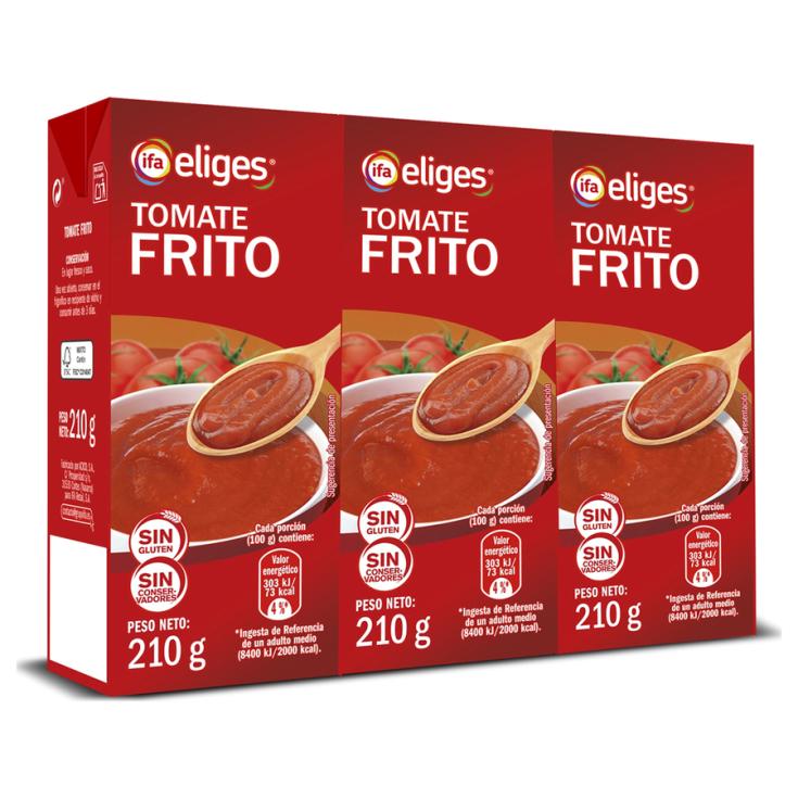 TOMATE FRITO BRICK IFA ELIGES 210G P3