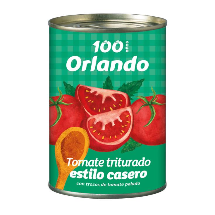 TOMATE TRITURADO ESTILO CASERO LATA ORLANDO 400G