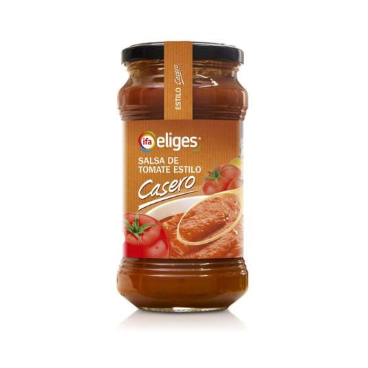 TOMATE FRITO CASERO CRISTAL IFA ELIGES 370G