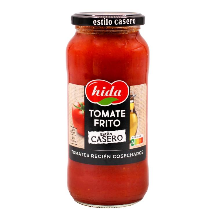 TOMATE FRITO CASERO CRISTAL HIDA 560G