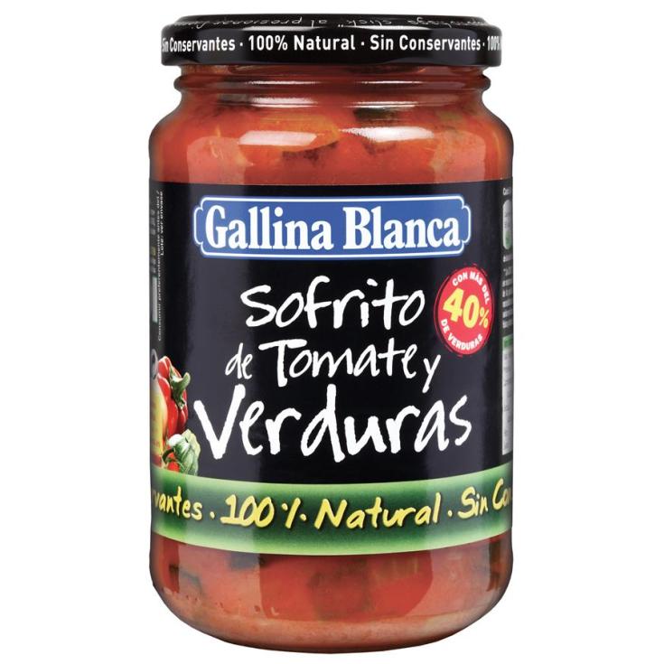 SOFRITO TOMATE VERDURAS CRISTAL GALLINA BLANCA 350G