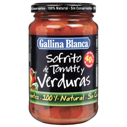 SOFRITO TOMATE VERDURAS CRISTAL GALLINA BLANCA 350G