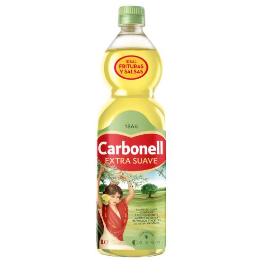 ACEITE OLIVA EXTRA SUAVE PET CARBONELL 1L