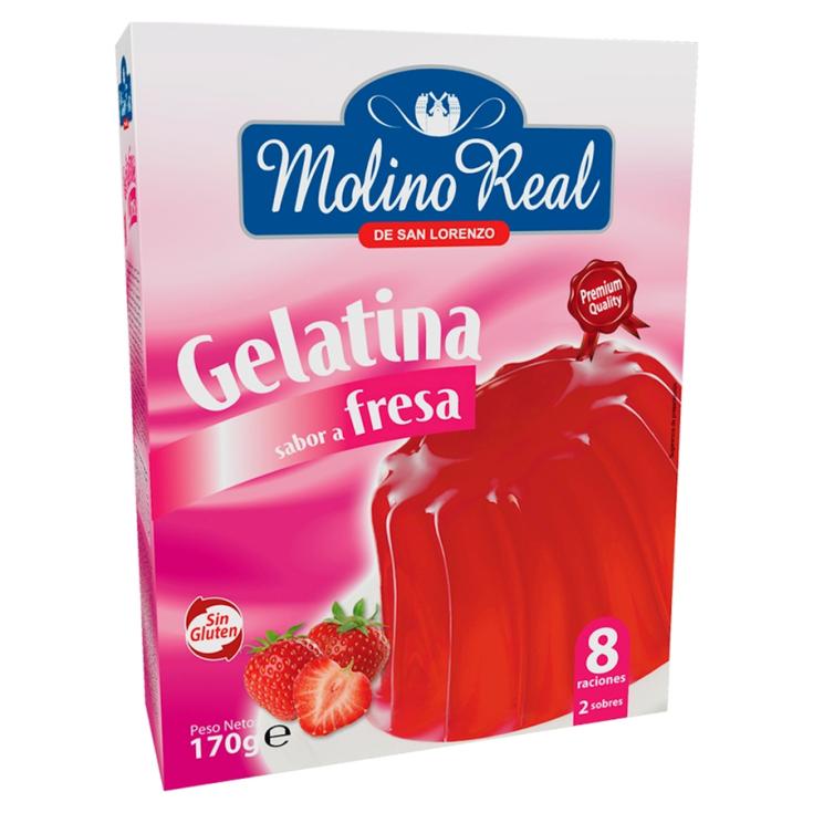 PREPARADO GELATINA FRESA MOLINO REAL 170G