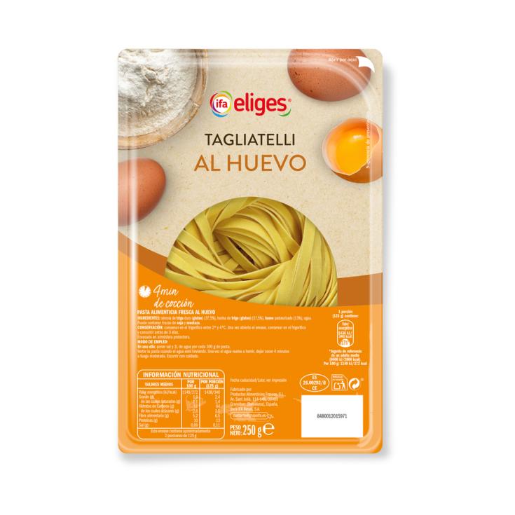 PASTA FRESCA TAGLIATELLI AL HUEVO IFA ELIGES 250G