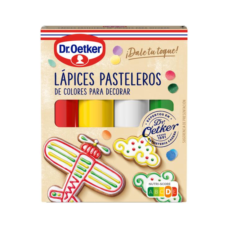 LÁPIZ DECORACIÓN PASTELERO DR OETKER P3+1 79G