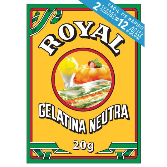 PREPARADO GELATINA NEUTRA ROYAL 20G