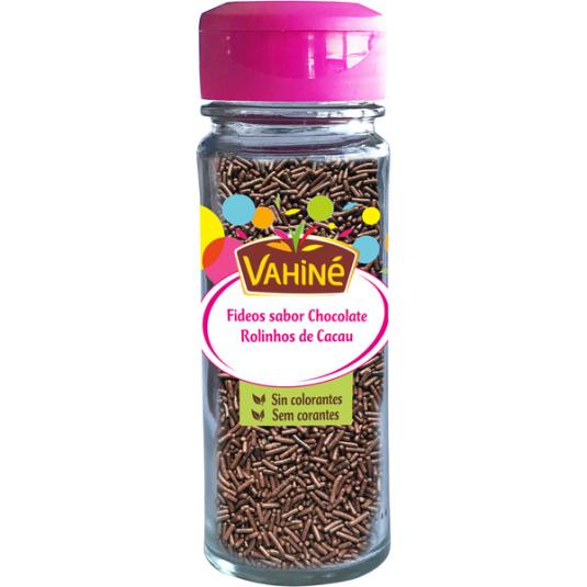 DECORACIÓN POSTRES FIDEOS CACAO VAHINÉ 65G