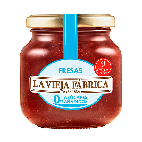Mermelada 0% fresa La vieja fabrica 245g