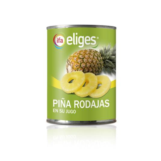 PIÑA RODAJA EN SU JUGO IFA ELIGES 340G ESCURR