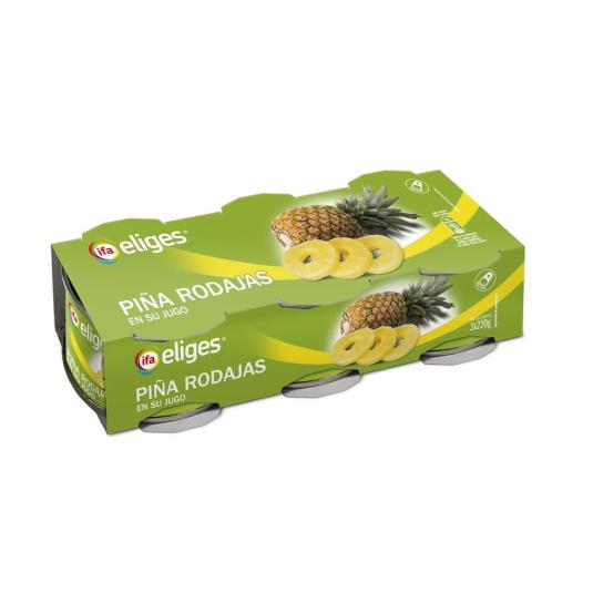 PIÑA RODAJA EN SU JUGO IFA ELIGES P3 137G/U