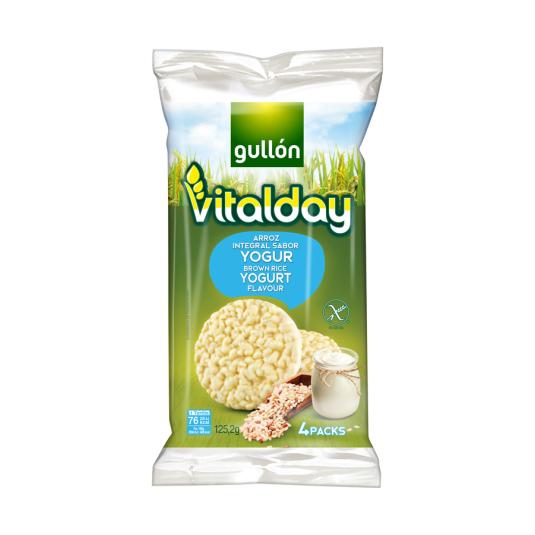 TORTITA ARROZ YOGURT VITALDAY GULLÓN 125G