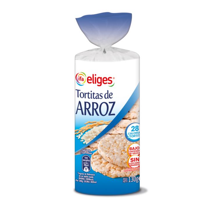 TORTITA ARROZ CILINDRO IFA ELIGES 130G