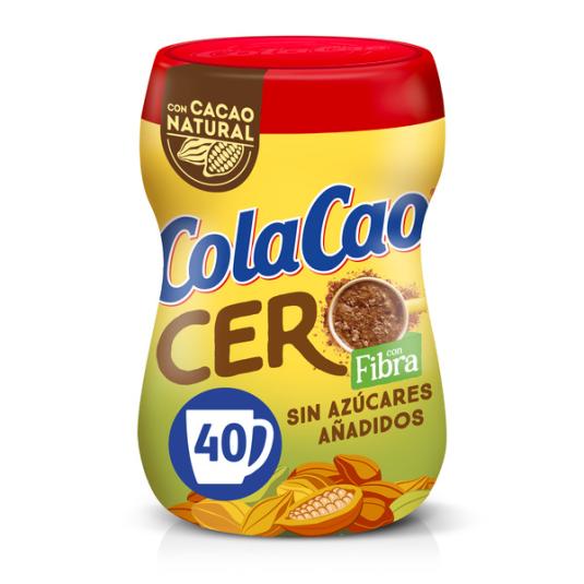 CACAO SOLUBLE 0% S/AZÚCAR FIBRA COLACAO 300G