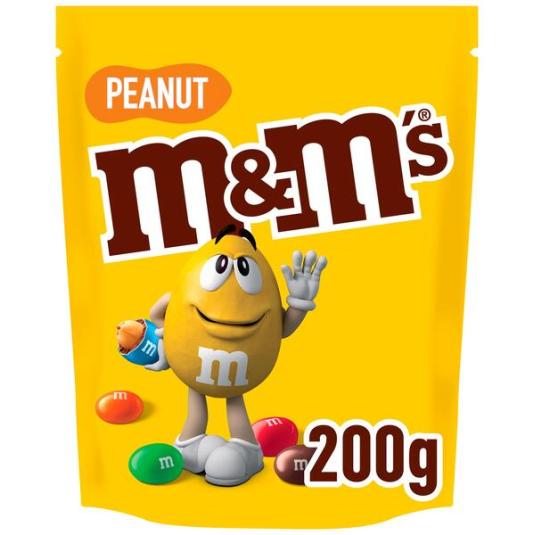 CHOCOLATE CACAHUETE POUCH M&MS 220G