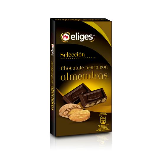 CHOCOLATE PURO C/ALMENDRA IFA ELIGES 200G
