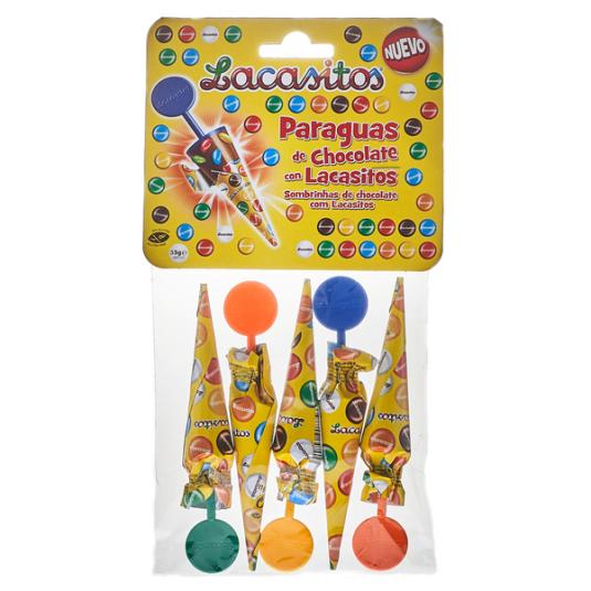 CHOCOLATE PARASOL LACASITOS 55G