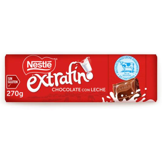 CHOCOLATE LECHE EXTRAFINO NESTLE 270G