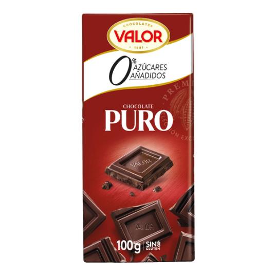 CHOCOLATE S/AZUCAR PURO VALOR 100G