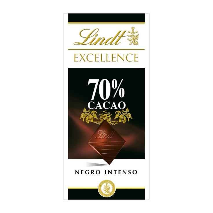 CHOCOLATE NEGRO 70% EXCELLENCE LINDT 100G