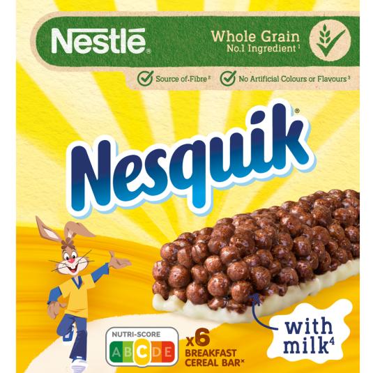 BARRITA CEREALES CHOCOLATE NESQUIK P6 25G/U