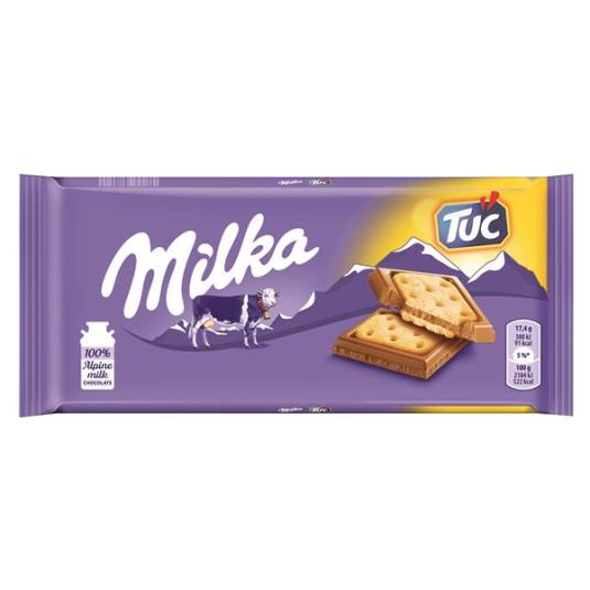 CHOCO MILKA SANDWICH TUC 87grs