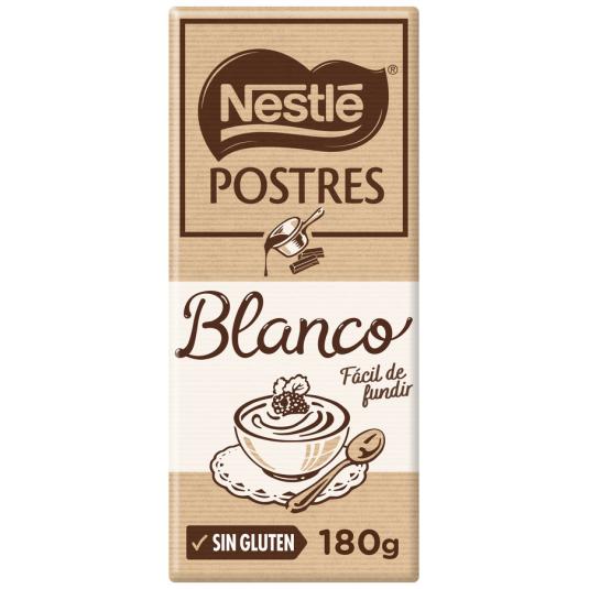 CHOCOLATE BLANCO PARA POSTRES NESTLÉ 180G