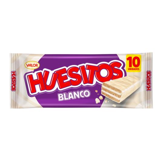 CHOCOLATINA DE CHOCOLATE BLANCO HUESITOS P10-20G/U