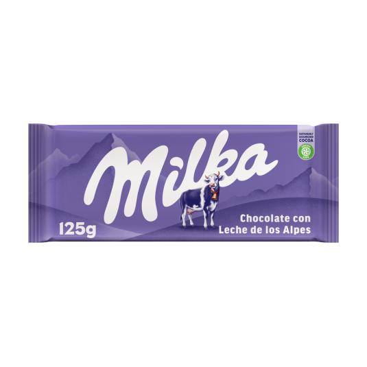 CHOCOLATE LECHE MILKA 125G