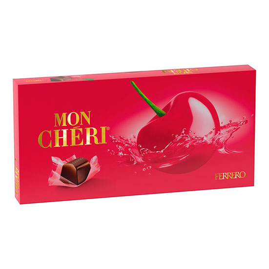 BOMBÓN CHOCOLATE NEGRO LICOR CEREZA MON CHÉRI P15