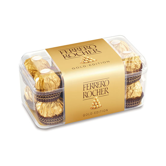 BOMBÓN CHOCOLATE AVELLANA FERRERO ROCHER P16