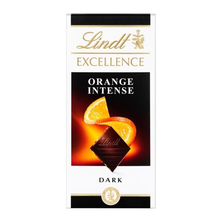 CHOCOLATE NEGRO CON NARANJA EXCELLENCE LINDT 100G