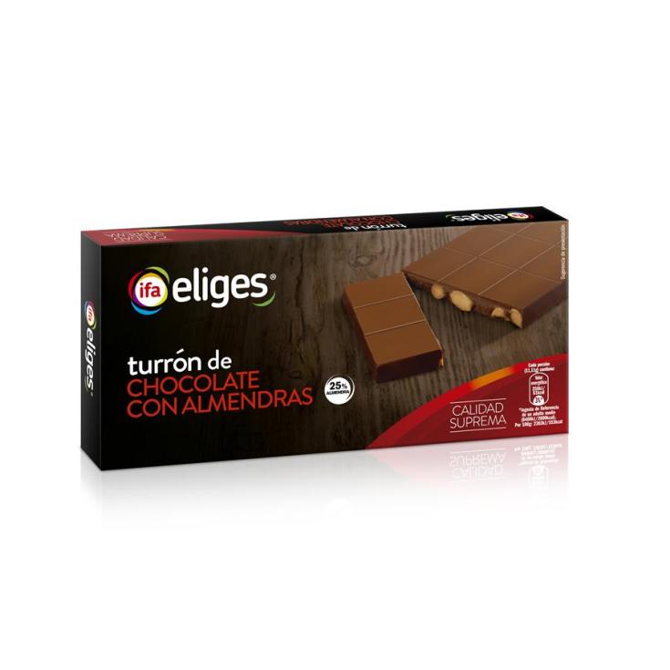 TURRÓN CRUJIENTE C/CHOCOLATE ALMENDRA IFA ELIGES 200G