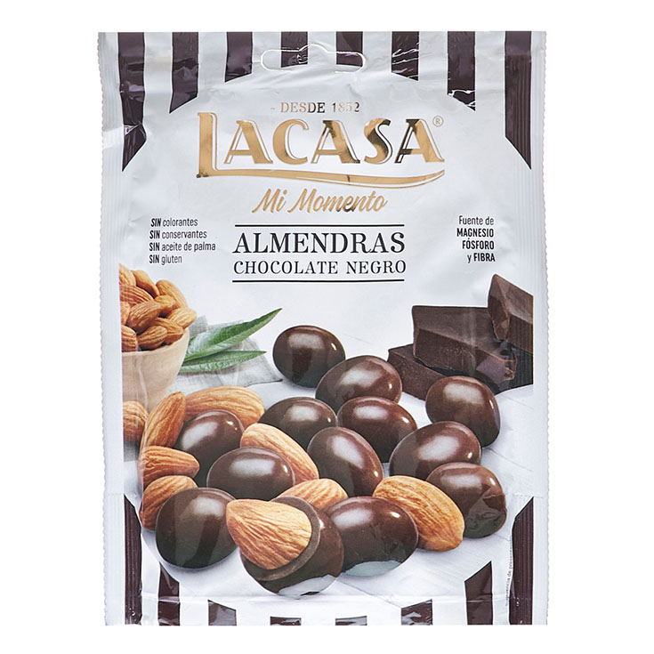PERLA ALMENDRA CHOCOLATE 0.7 LACASA 125G