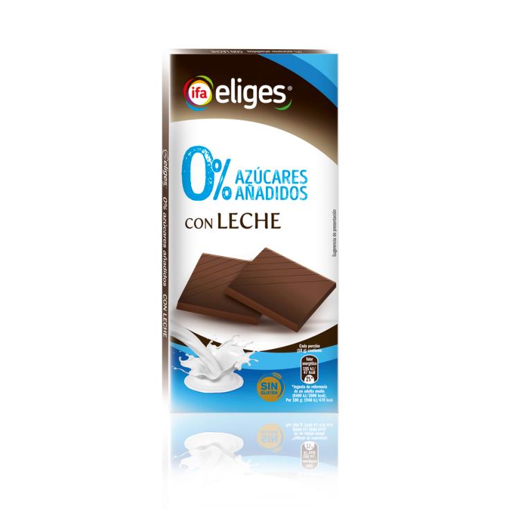 CHOCOLATE S/A CON LECHE IFA ELIGES 100G