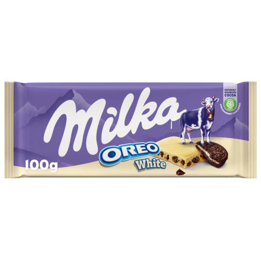 CHOCOLATE OREO BLANCO MILKA 100G