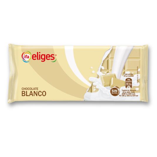 CHOCOLATE BLANCO IFA ELIGES 100G