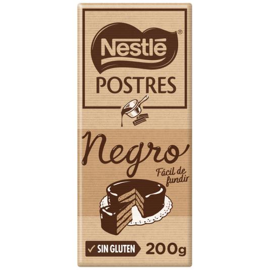 CHOCOLATE NEGRO PARA REPOSTERÍA NESTLÉ POSTRES 200G