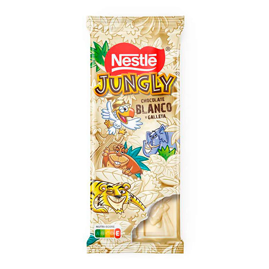 CHOCOLATE BLANCO JUNGLY NESTLÉ 90G