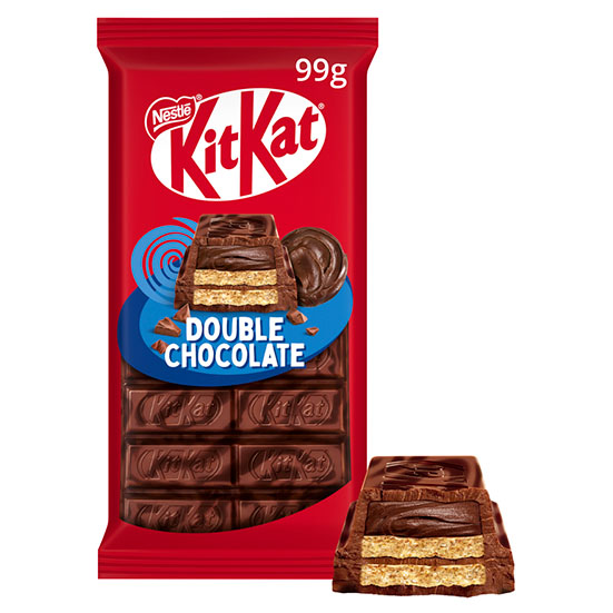 CHOCOLATE C/GALLETA DOBLE CHOCOLATE KIT KAT 99G