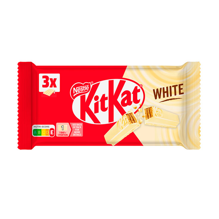 Chocolatina c/galleta choco blanco Kit kat p3 124.5g