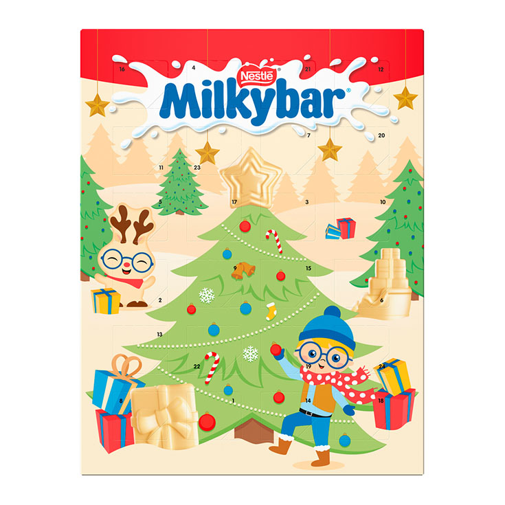 CALENDARIO ADVIENTO CHOCOLATE MILKYBAR 85G