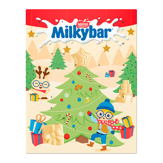 CALENDARIO ADVIENTO CHOCOLATE MILKYBAR 85G