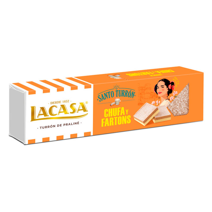 TURRON CHUFA Y FARTONS LACASA 150G