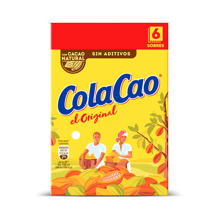 CACAO SOLUBLE SOBRES COLACAO P6 16G/U