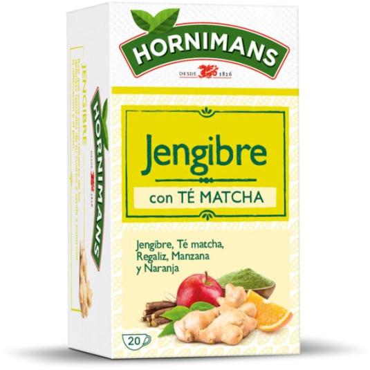 INFUSIÓN JENGIBRE C/TÉ MACHA HORNIMANS P20