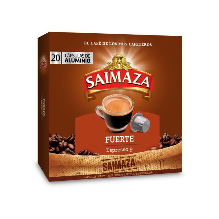 CAFE CAPSULAS FUERTE SAIMAZA P20 104G