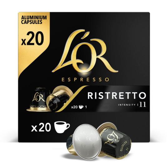 CAFE CAPSULAS RISTRETTO LOR P20 104G