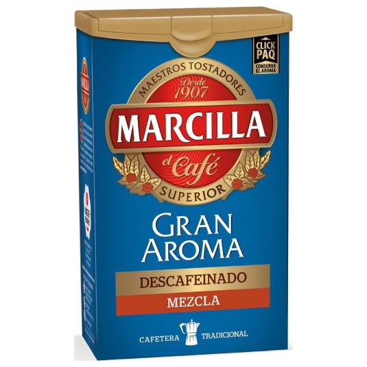 CAFÉ MOLIDO MEZCLA DESCAFEINADO MARCILLA 200G