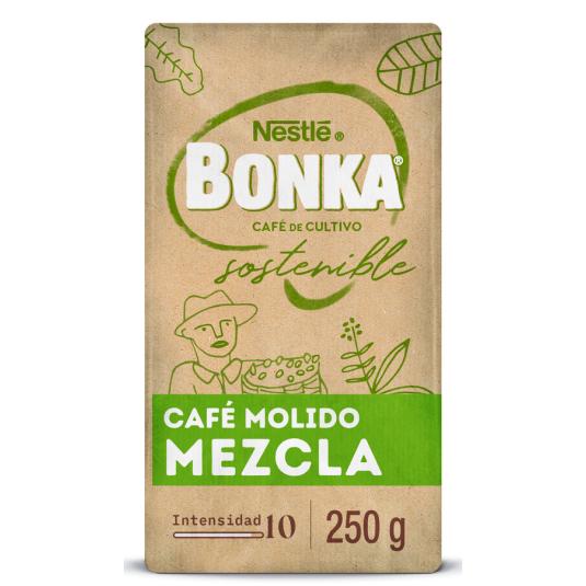 CAFÉ MOLIDO MEZCLA 70/30 BONKA 250G